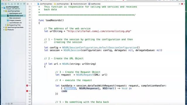 38 - iOS 8 - Web services and JSON - Part 2/5 смотреть онлайн
