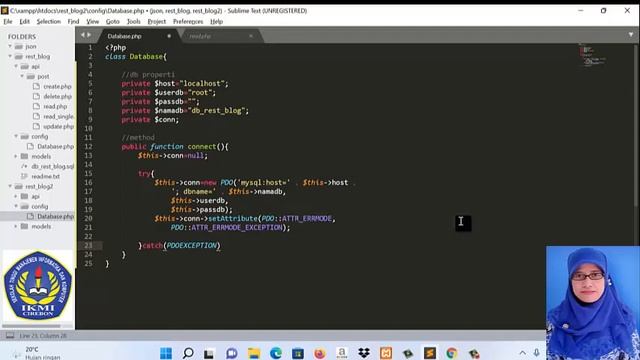 Pratikum REST server API dengan php Database смотреть онлайн