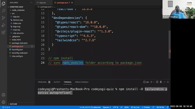 Lecture 41: How npm and package.json file works in Hindi смотреть онлайн