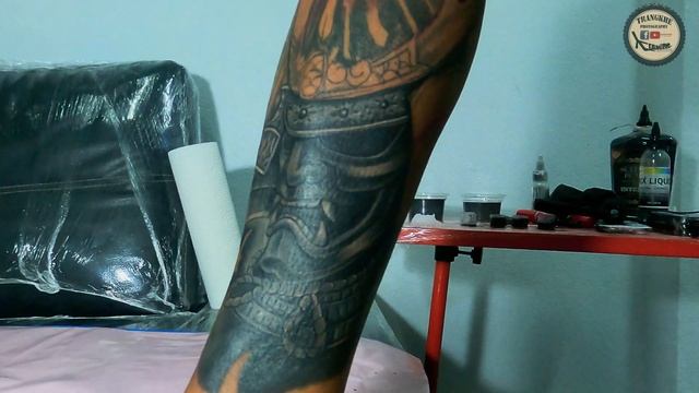 Samurai Helmet By Karn Tattoo смотреть онлайн