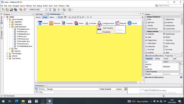 Sistema de ventas en Java y SQL Server (video 16) смотреть онлайн