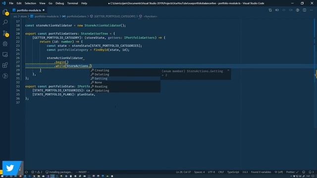 Defining The Vuex Getters For Our Portfolio Models #40 - Vue Projects смотреть онлайн