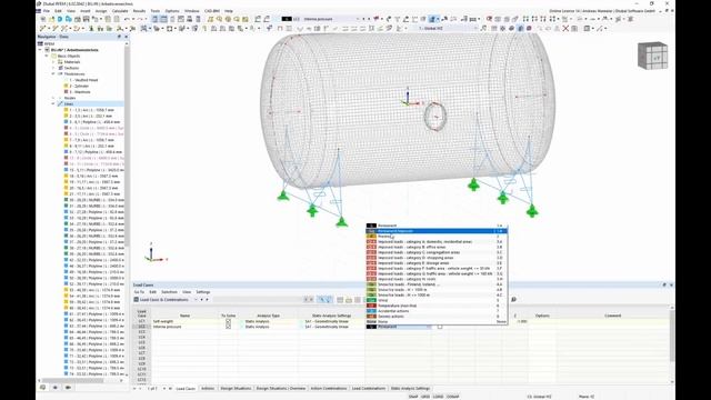 Stress Analysis of Surfaces and Members in RFEM 6 смотреть онлайн