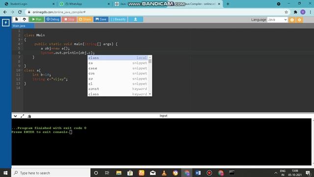 CLASS AND OBJECTS-IMPLEMENTATION IN JAVA-PART1 смотреть онлайн