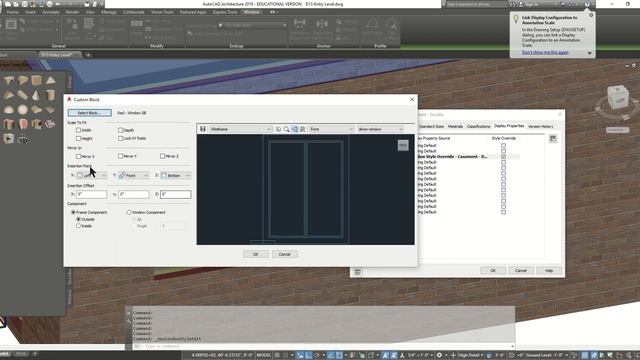 Autocad Architectural 2019 - Adding Visualization Material & Copying Standards смотреть онлайн