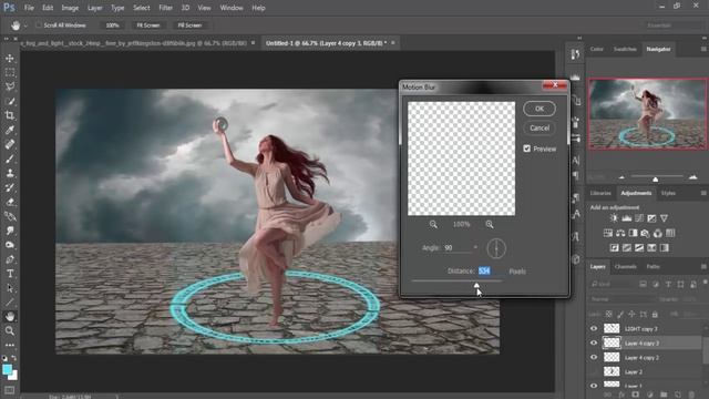 light magical circle fantasy manipulation | photoshop tutorial смотреть онлайн