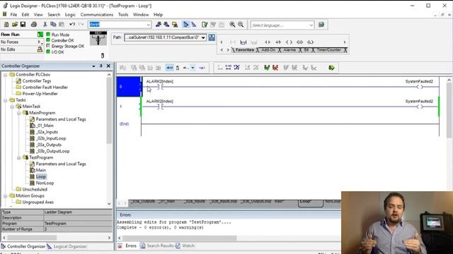 PLC Programming FOR Instruction - Logical FOR Loop Ladder Logic RSLogix Studio 5000 Example Tutoria смотреть онлайн