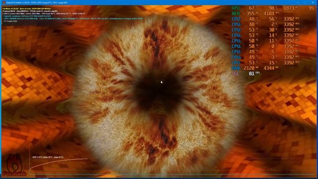 GTX 1060 6gb Inno3d ichill Furmark PcMasterPiece смотреть онлайн