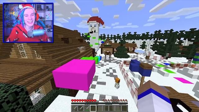 МЫ ДВОЁМ ИГРАЕМ В ГИГАНТСКУЮ НАСТОЛЬНУЮ ИГРУ ПО МАЙНКРАФТУ! смотреть онлайн