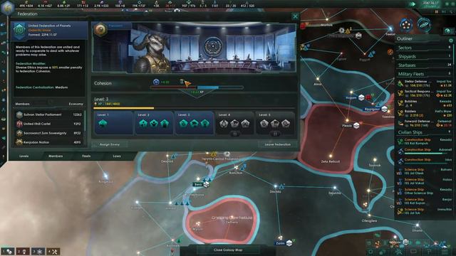 Broken Enigma | Let's Play Stellaris Federations Ep 43 смотреть онлайн