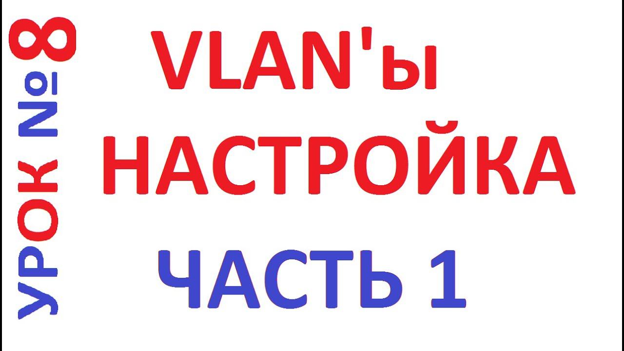 Настройка Vlan 802.1Q и команды просмотра. смотреть онлайн