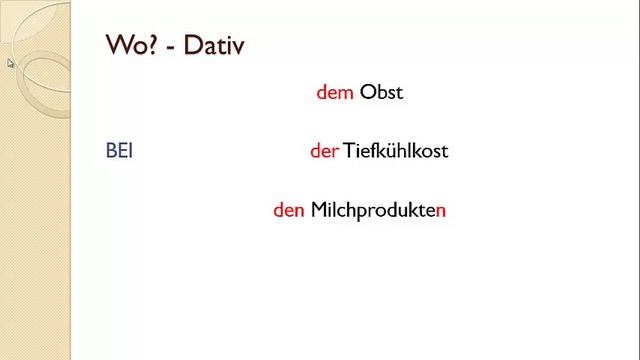 Einkäufe - продукты питания на немецком языке. Учить немецкий онлайн