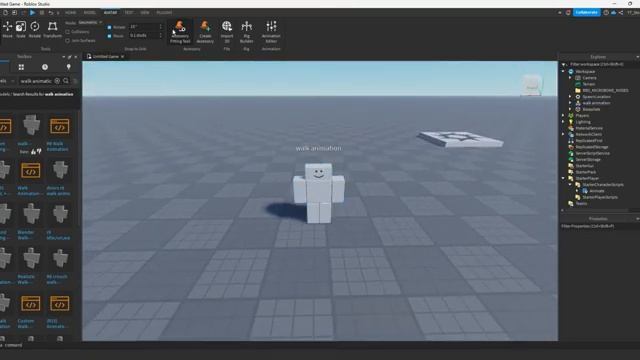 How to make your own custom Roblox walk animation смотреть онлайн