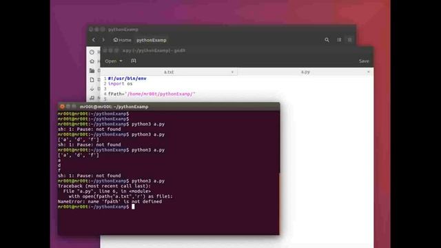 Line-by-line file reading with python смотреть онлайн