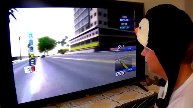 Playstation 2 + TV 4K + Ford Street Racing + Gameplay. смотреть онлайн