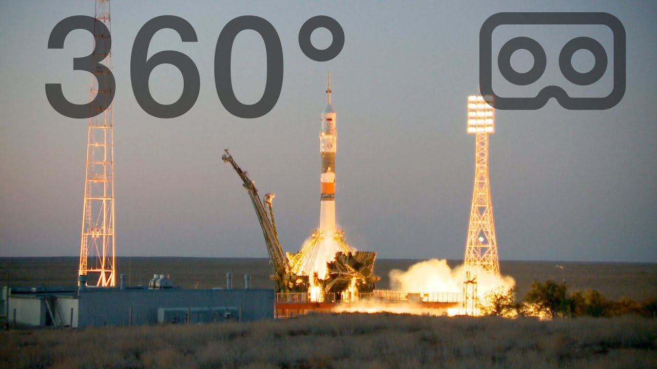 Байконур 360˚. Пусковая кампания ТПК "Союз МС-05"/360˚ Launch of «Souz MS-05» смотреть онлайн