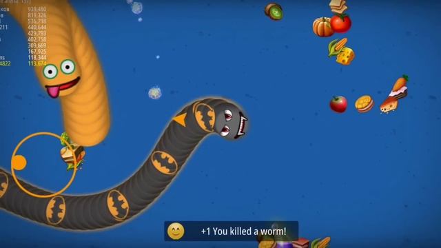 Worms zone.io / OGGY Snake Game / Slither Worm / Taimoor Gamer #88 смотреть онлайн