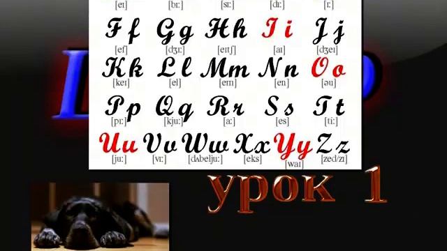 Урок 1.3 Алфавит. Упражнения на моторное запоминание