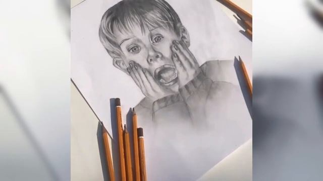 РИСУЮ КЕВИНА «ОДИН ДОМА»|ГРАФИКА|SPEEDPAINT смотреть онлайн