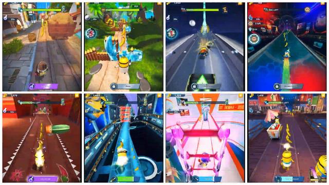 Minion Rush Disco VS Egyptian VS Frigid Carl VS Brave Minion VS Scout VS Holiday Sweater VS Singer