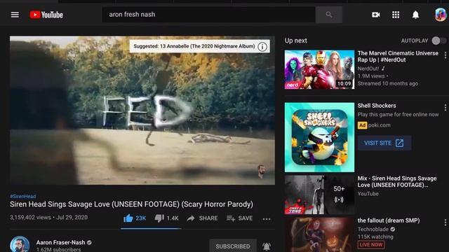 I react to siren head sings savage love смотреть онлайн