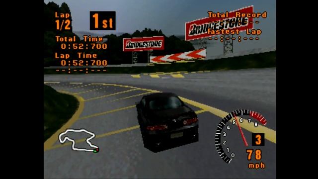 Gran Turismo 1 Arcade Race as Toyota SOARER 2.5GT-T VVT-i '96 at Trial Mountain #1 смотреть онлайн