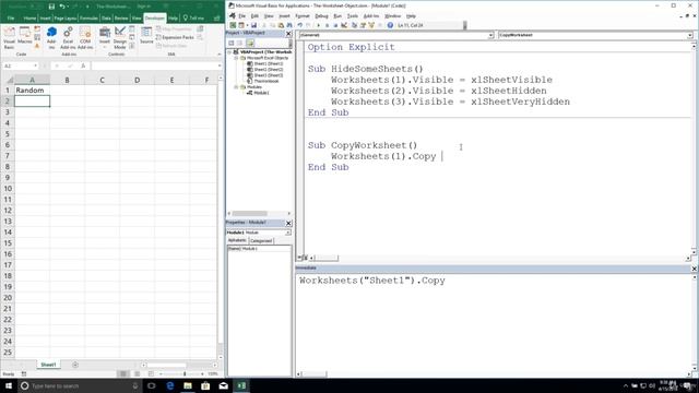 Excel VBA Programming - Object Deep Dive | 14 - The Worksheet Copy Method смотреть онлайн