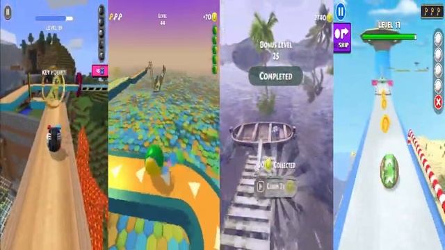 Going Balls vs Action Balls vs Rollance Adventure Balls vs Fly Ball Sky Parkour - Ball Game смотреть онлайн