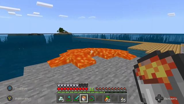 Выживание на плоту посреди океана в Майнкрафт. Серия 5 смотреть онлайн