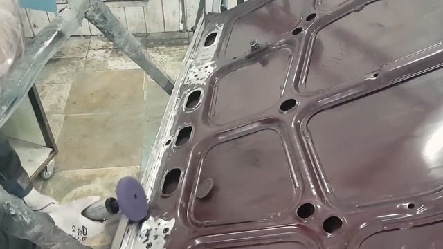 Удаление коррозии с капота, подготовка к окраске Ваз 2105 смотреть онлайн