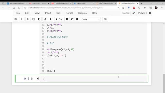 Plotting Diesel Cycle using Python смотреть онлайн