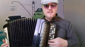 ГОЛУБОЙ ВАГОН - Песня крокодила Гены (мой кавер на баяне)