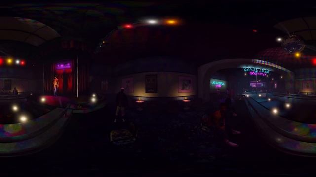 Visiting the Vanilla Unicorn Club in VR - GTA V 360° смотреть онлайн