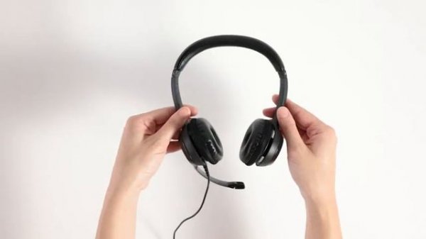 Logitech H390 Wired Headset, Stereo Headphones with Noise Cancelling Microphone, USB, In