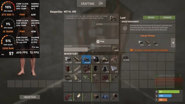 GTX 1050 Ti | Rust - 1080p (June 2023 Update) смотреть онлайн