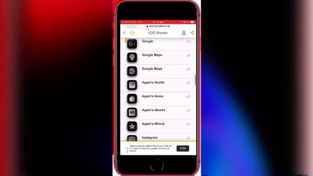 Как изменить тему иконок на iPhone ? смотреть онлайн