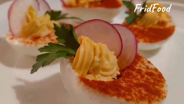 Весь секрет в Фаршированных яйцах! Красота на столе. смотреть онлайн