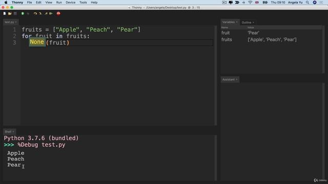 Using the for loop with Python Lists | 100 Days of Code: The Complete Python Pro Bootcamp смотреть онлайн