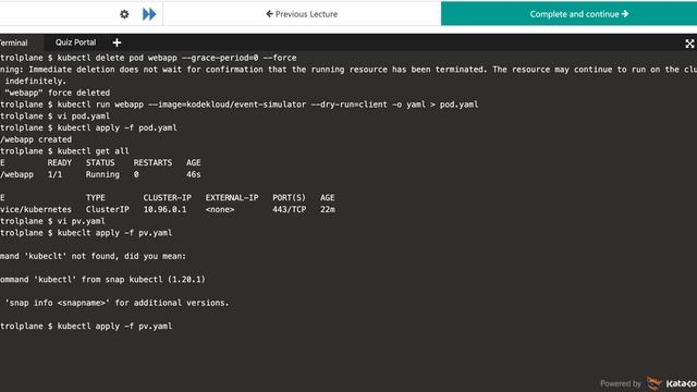kubernetes persistent volumes practice test - CKAD смотреть онлайн