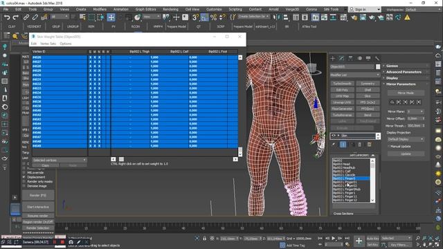3Ds max lesson on creating a skeleton (biped SKIN) . for a character. with file for download . смотреть онлайн