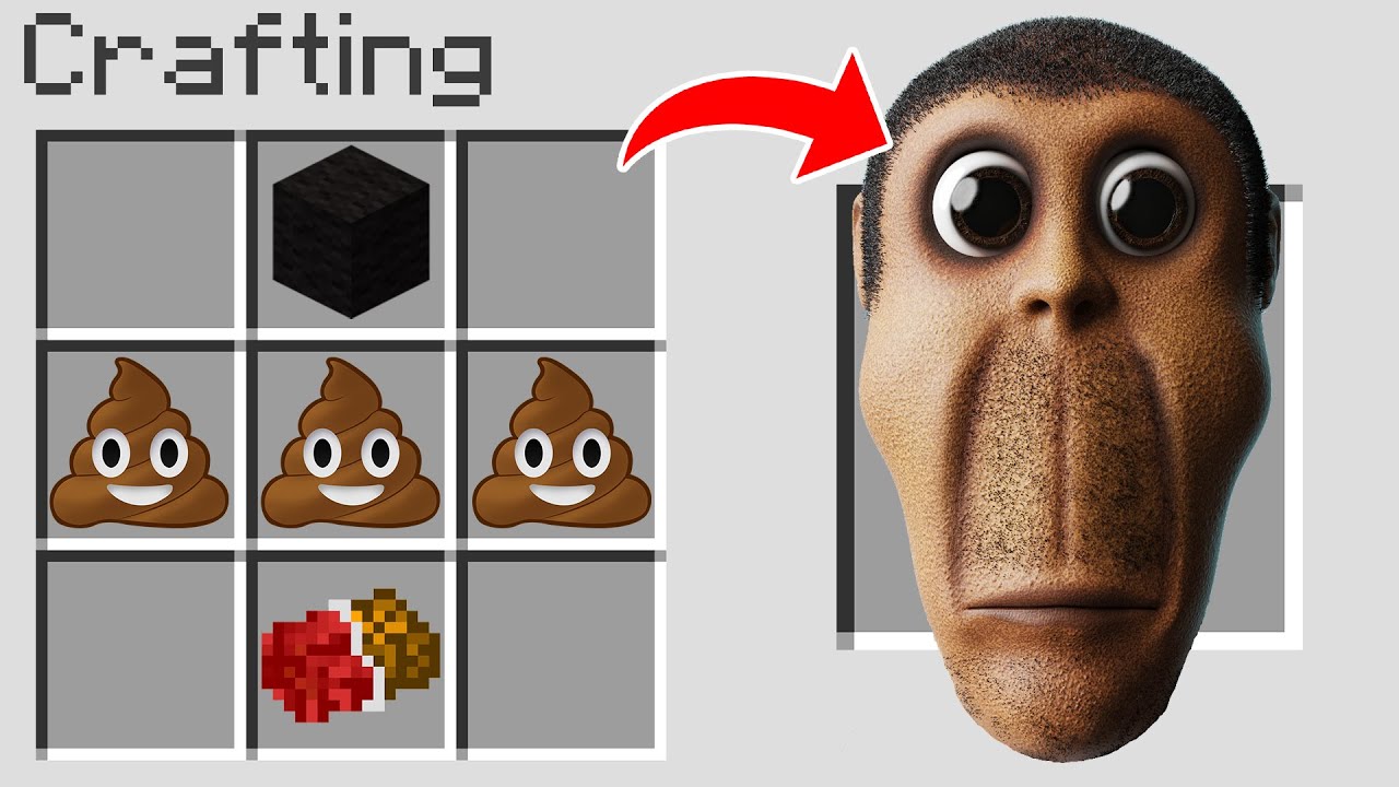 Как скрафтить ОБУНГУ в майнкрафт ? Секретный крафт OBUNGA NEXTBOT MINECRAFT смотреть онлайн