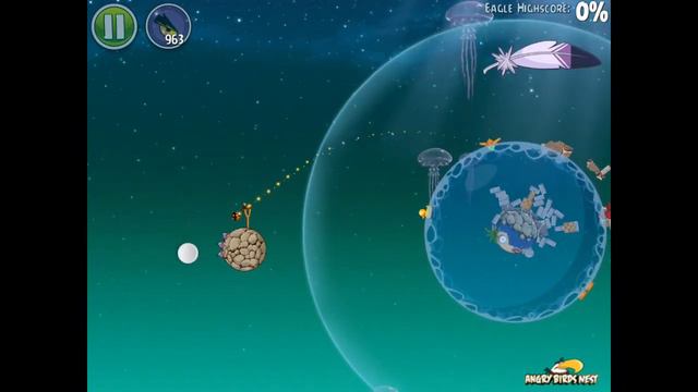 Angry Birds Space Pig Dipper 6-25 Space Eagle Walkthrough смотреть онлайн