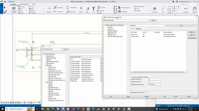 MBS Tekla Model 08: Rafter Shop Drawing смотреть онлайн