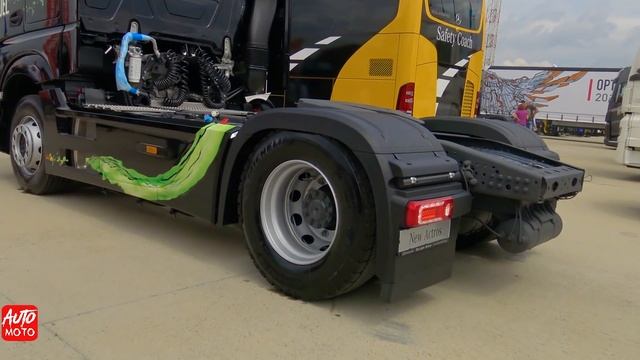 2019 Mercedes New Actros 1845 Fuel Duel - Exterior And Interior - 2019 Truck Expo Lesnovo, Bulgaria смотреть онлайн