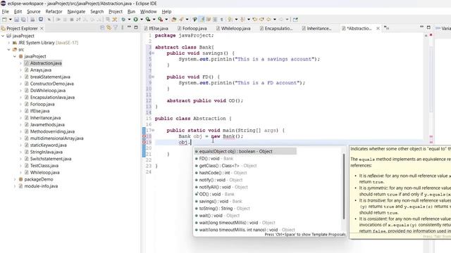 What is Abstraction in Java? смотреть онлайн