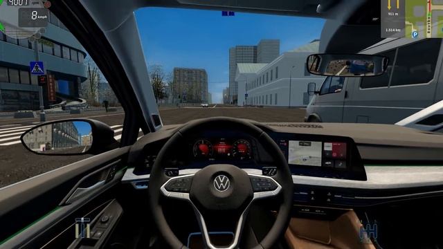 City Car Driving-Volkswagen Golf Tsi 1.4 2021 test drive смотреть онлайн