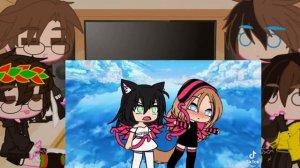 Реакция команды А4 на тик ток/1 часть/Gacha club