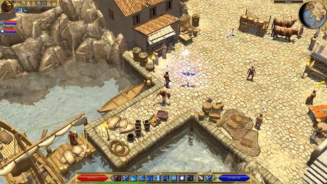 Titan Quest Let's Play Deutsch (CheatEdition) 03 Bis Ambrossos смотреть онлайн