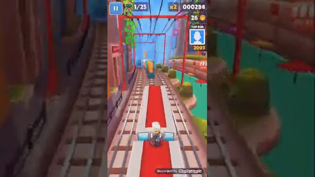 обзор игры Subway surf смотреть онлайн