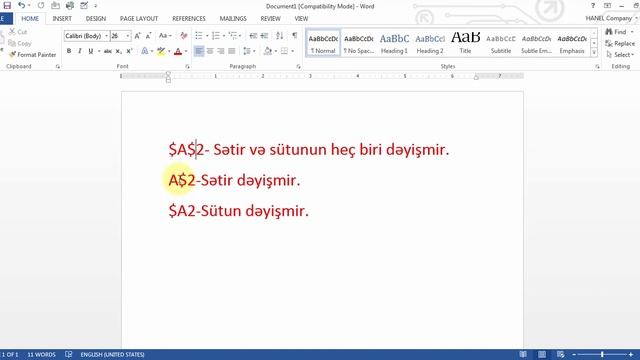 Microsoft Excel 2010 - Hücrə İstinadları смотреть онлайн